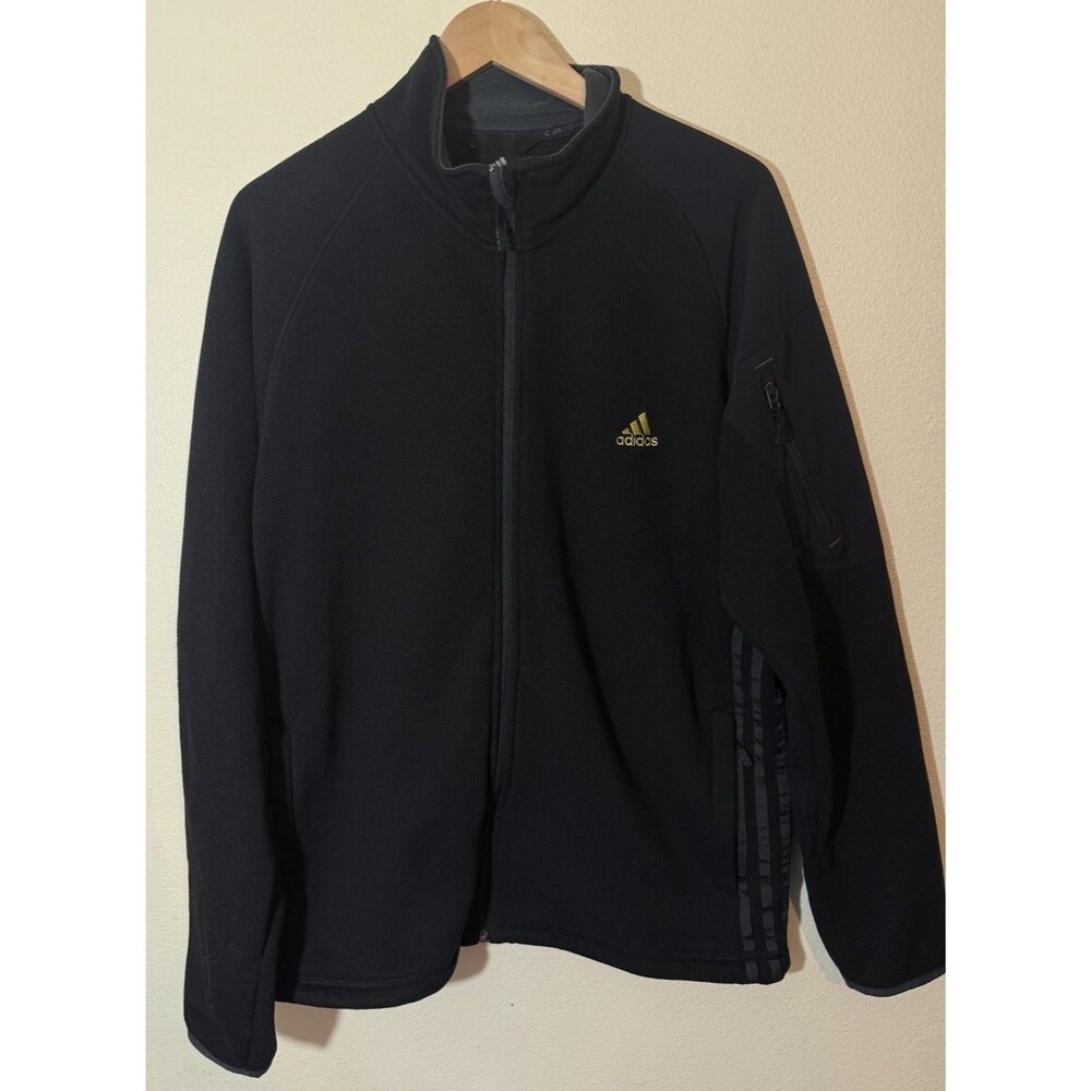 adidas Men's Full Zip Black Sweater / Sweatshirt - Size XL